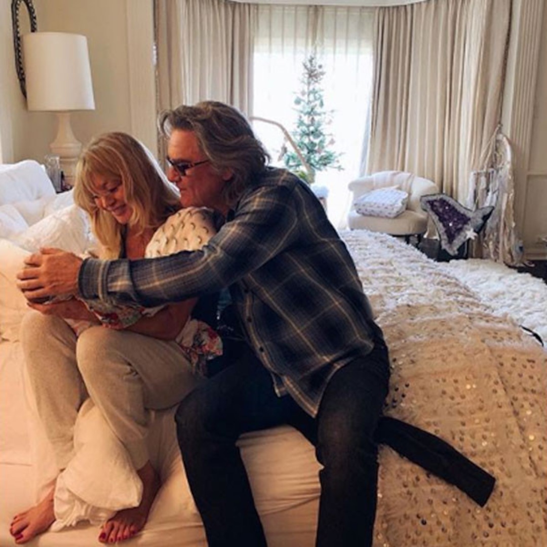 goldie hawn  kurt russell share  secret    year romance